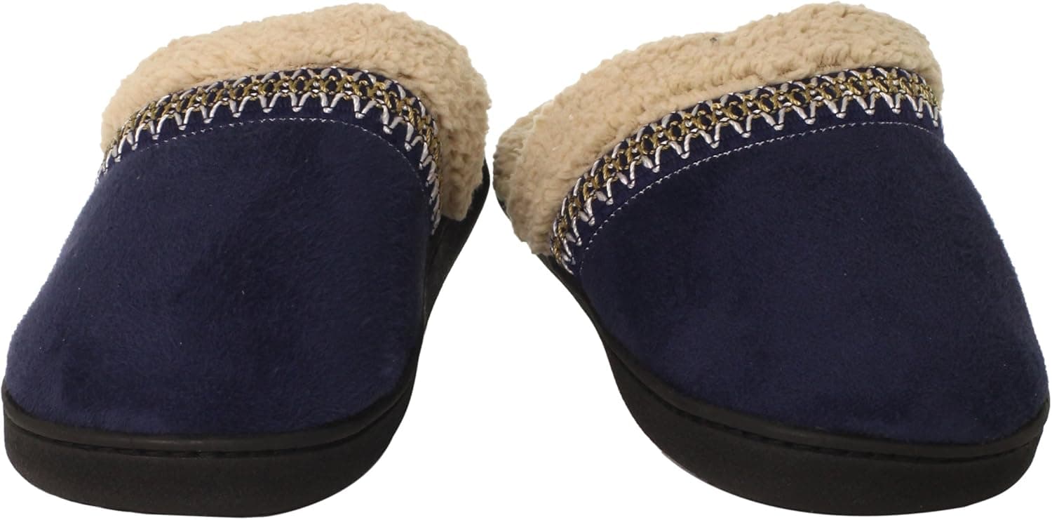 isotoner Women's Microsuede Chukka Clog Slipper Slipper
