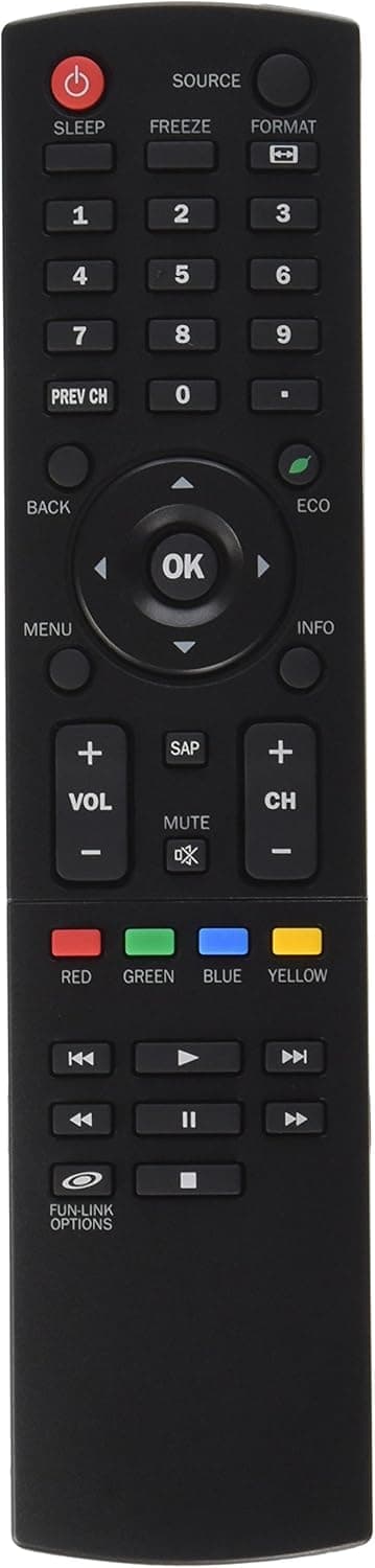 Original NH200UD LCD TV Remote Control for Emerson Model LC407EM1 and Sylvania Models LC190SS1, LC220SS1, LC260SS1, LC320SS1, LC407SS1