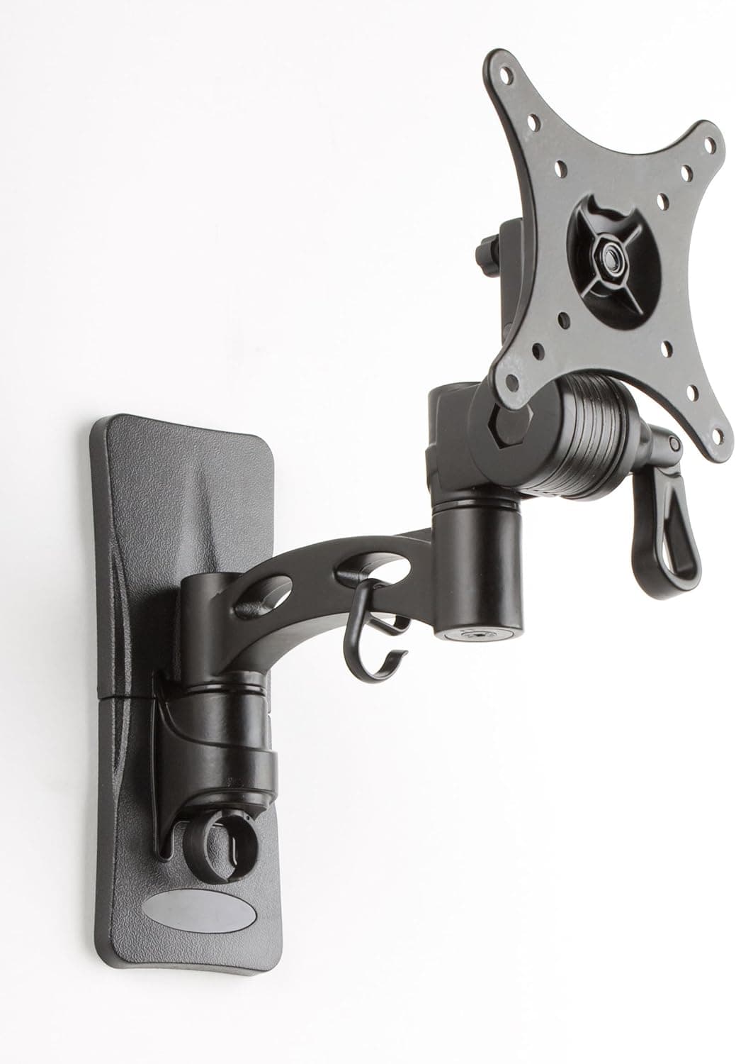Displays2go W1AM1032M3 TV Wall Mount Bracket, Black Metal LCD Monitor Rack for 10-32 Inches Screens Weighing Less Than 55 lbs.