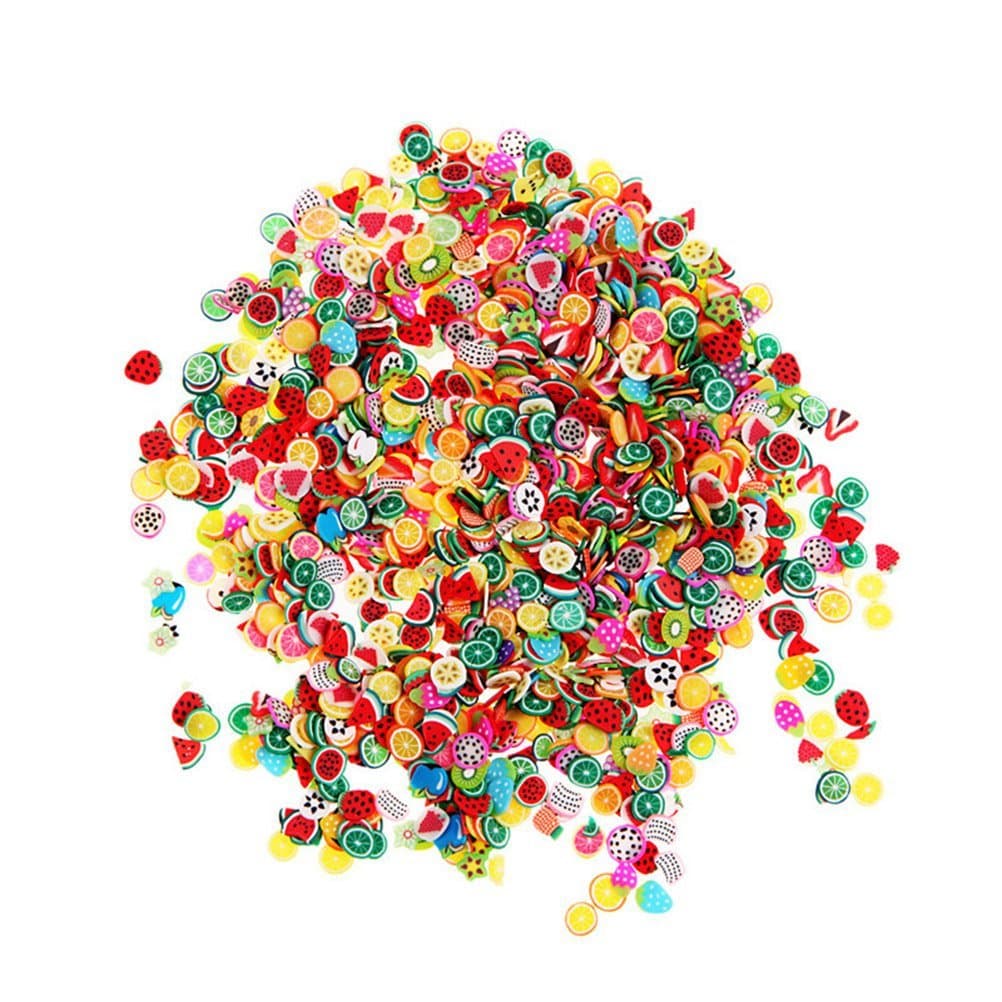 Team-Management(TM) 1000X Nail 3D Fimo Letter Fragments of Polymer Clay Stickers Gel Tips
