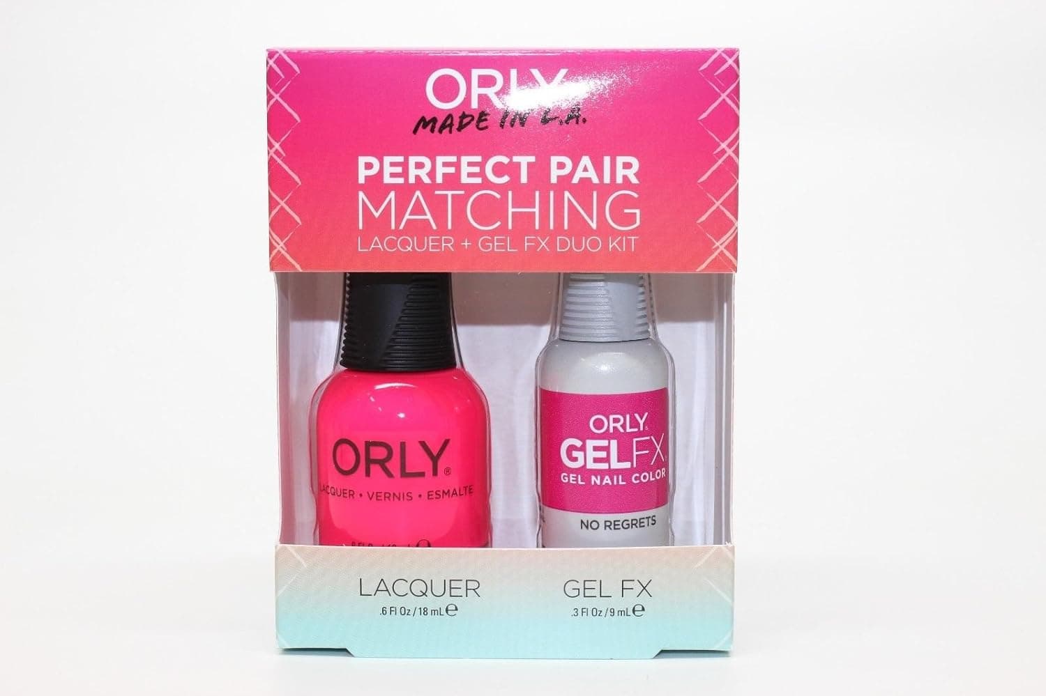 Orly Lacquer + Gel FX - Perfect Pair Matching DUO Kit - No Regrets
