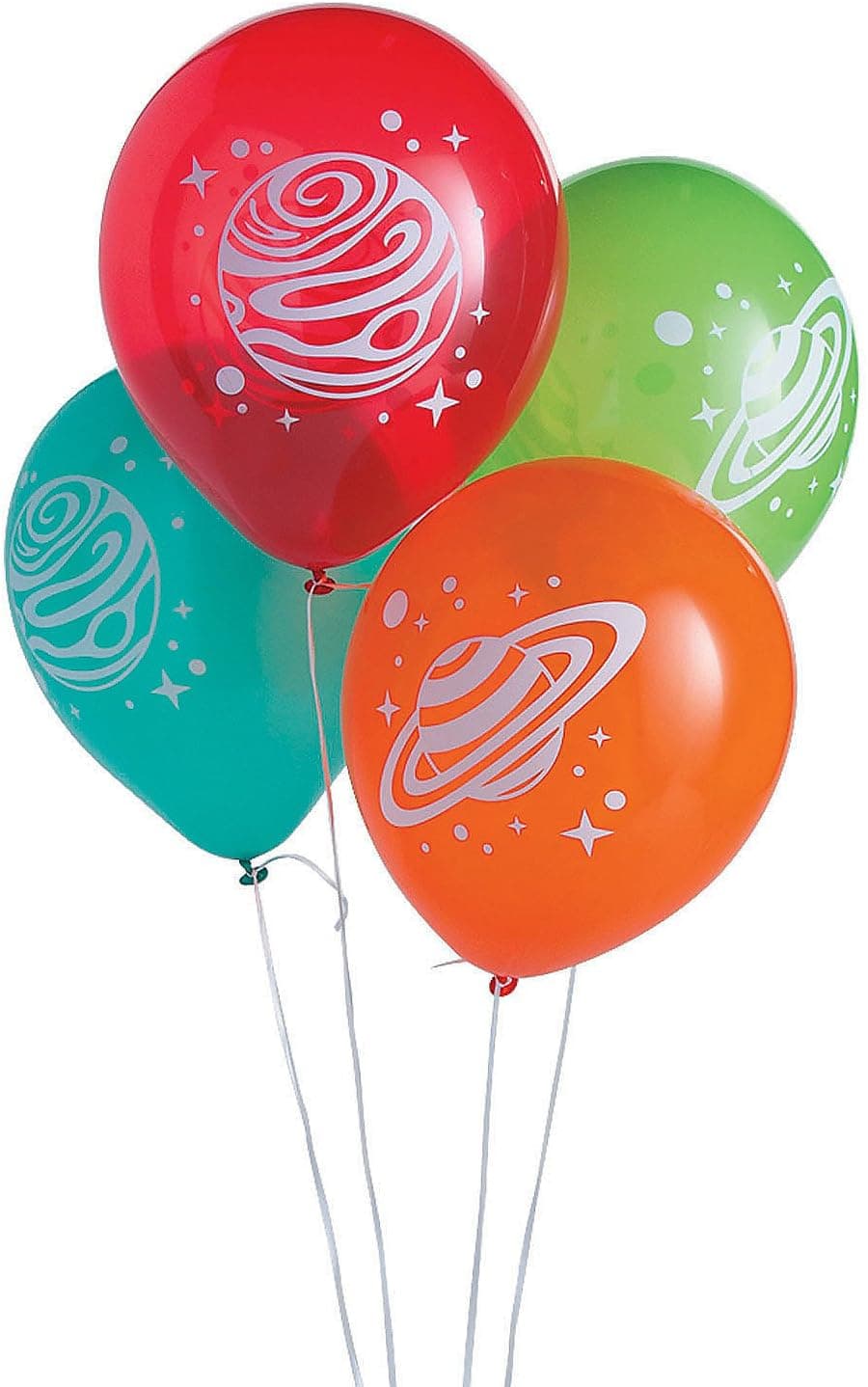 SPACE PARTY LATEX BALLOONS - Party Decor - 24 Pieces