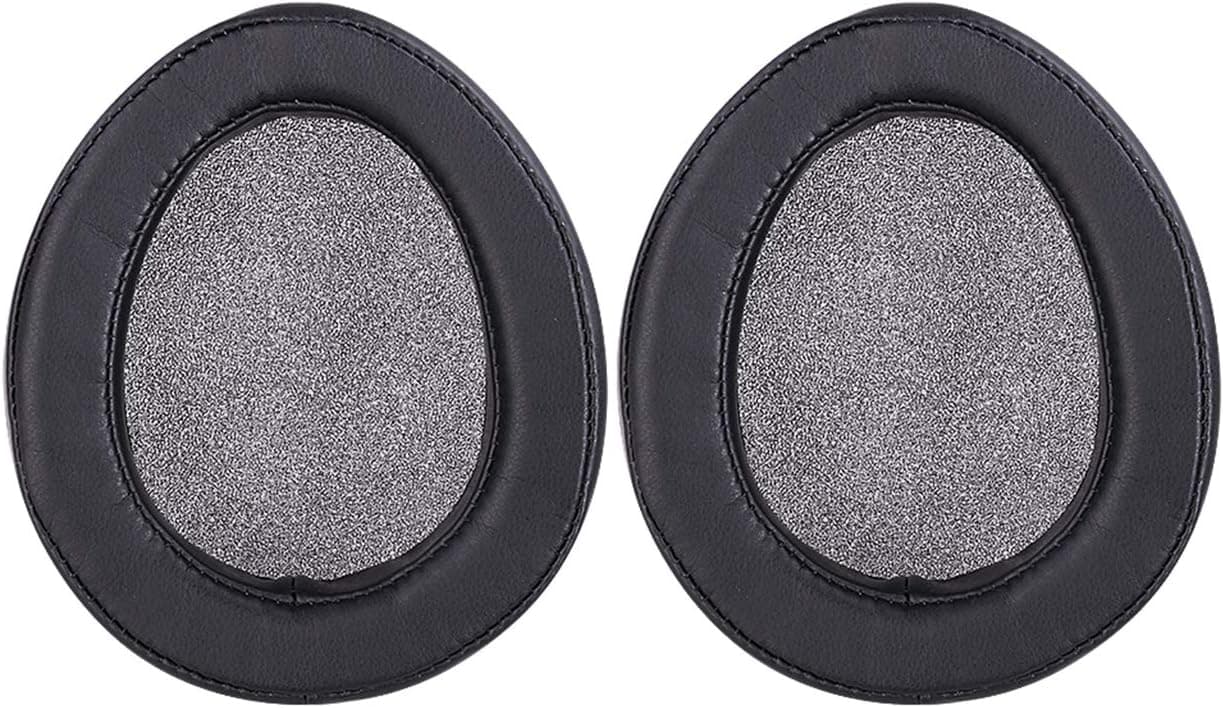 GeSongZhe Ear Pads Replacement for Sennheiser HD500 HD570 HD575 HD590 Headphone Covers Memory Foam Protein Leather Black