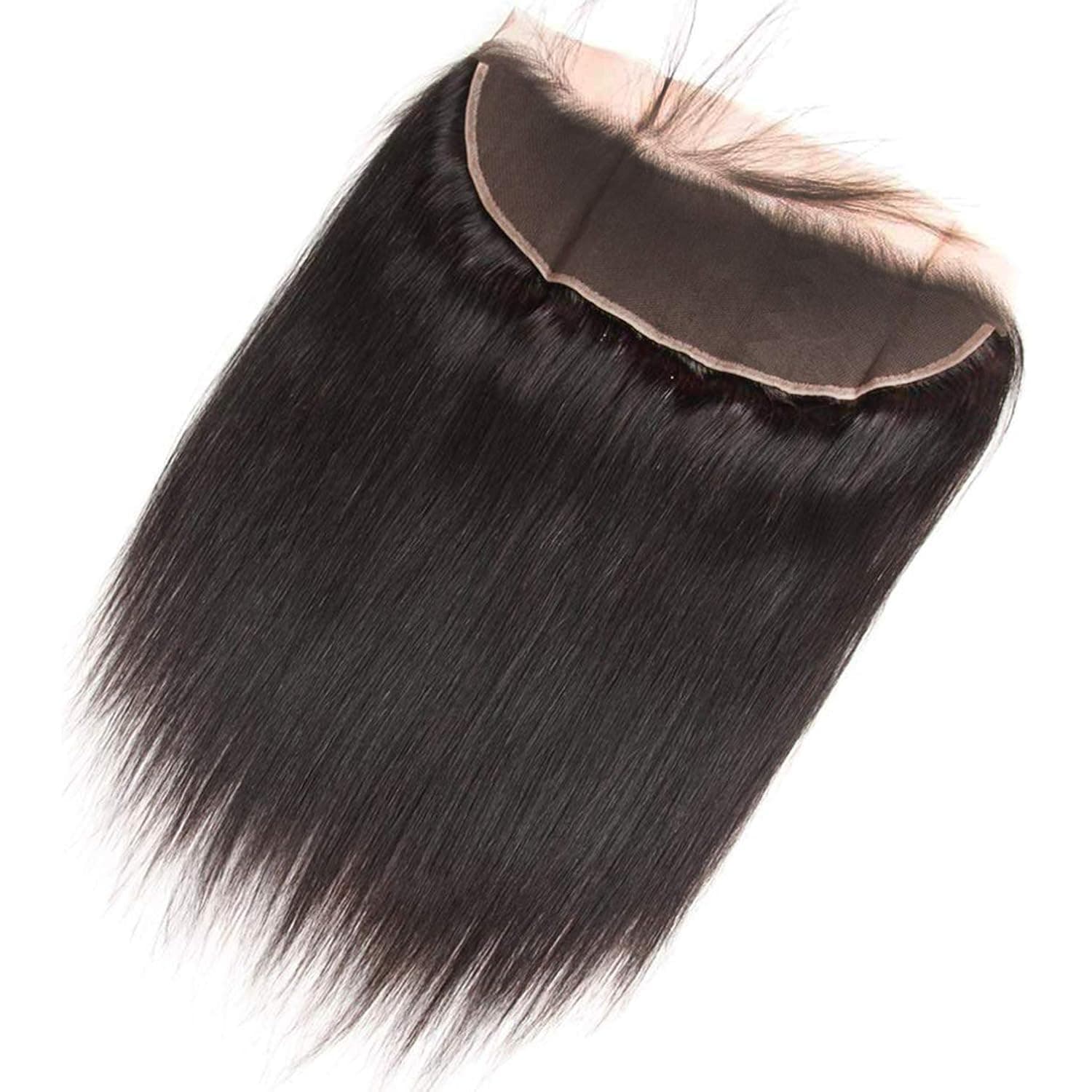 13x4 HD Lace Front Wigs Human Hair 16 Inch, Short Bob Pre-Plucked Straight Glueless Wigs for Women, Brazilian Remy Virgin Hair Wig Natural Black Color
