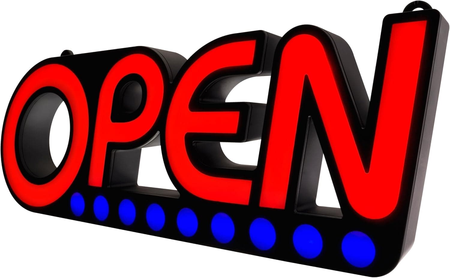 Lithonia Lighting SGNOPN LED Open Sign, 10 watts, Red and Blue