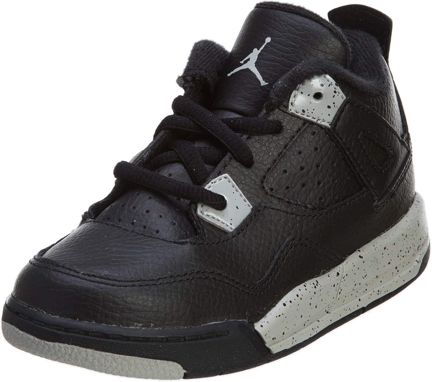 Nike Air Jordan 4 Retro LS BT Infant Toddler Trainers 707432 Sneakers Shoes (UK 7.5 us 8C EU 25, Black tech Grey Black 003)