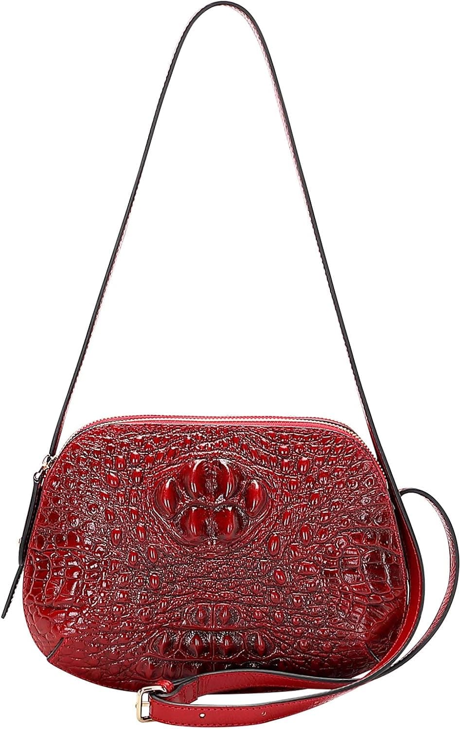 PIJUSHI Crossbody Bags for Women Crocodile Leather Designer Handbags for Women Ladies Shoulder Purse