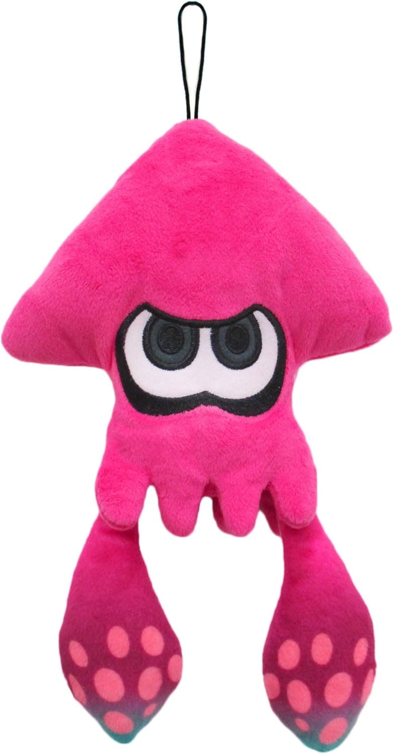 Little Buddy Splatoon 1437 Pink Inkling Squid Stuffed Plush, 9"""