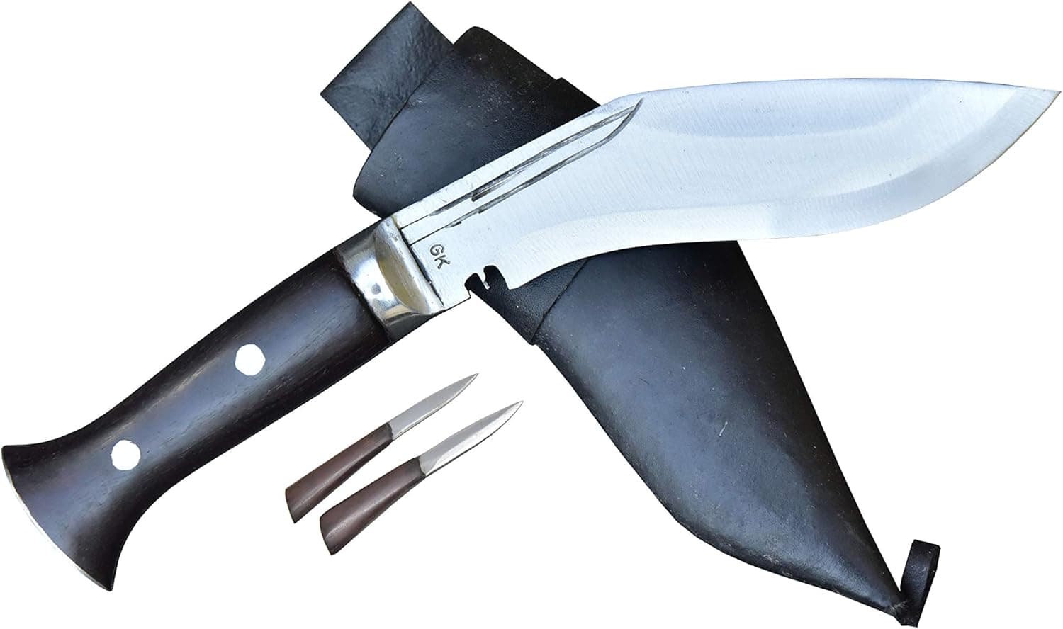 Genuine Gurkha 6" Blade Panawal Ankhola Kukri Rose Wood Handle-Hand Made Knife- Knives in Nepal
