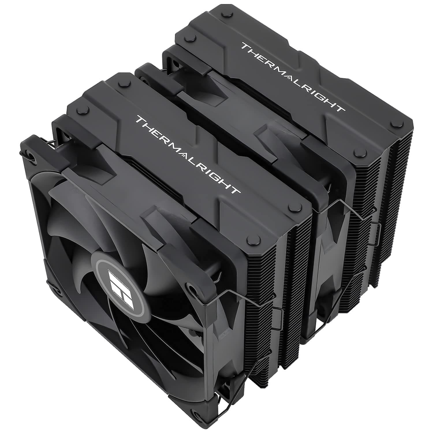 Thermalright Peerless Assassin 120 Black CPU Air Cooler, 6 Heat Pipes, Dual 120mm TL-C12B PWM Fan,Aluminium Heatsink Cover, AGHP Technology, for AMD AM4/Intel 1150/1200/2066/2011