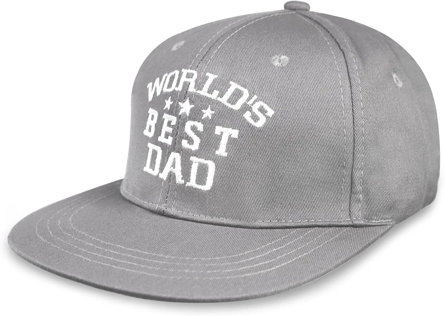 Birthday Snapback Hats for Men Adjustable Flat Visor Trucker Hats with Embroidery for Father Dad Papa