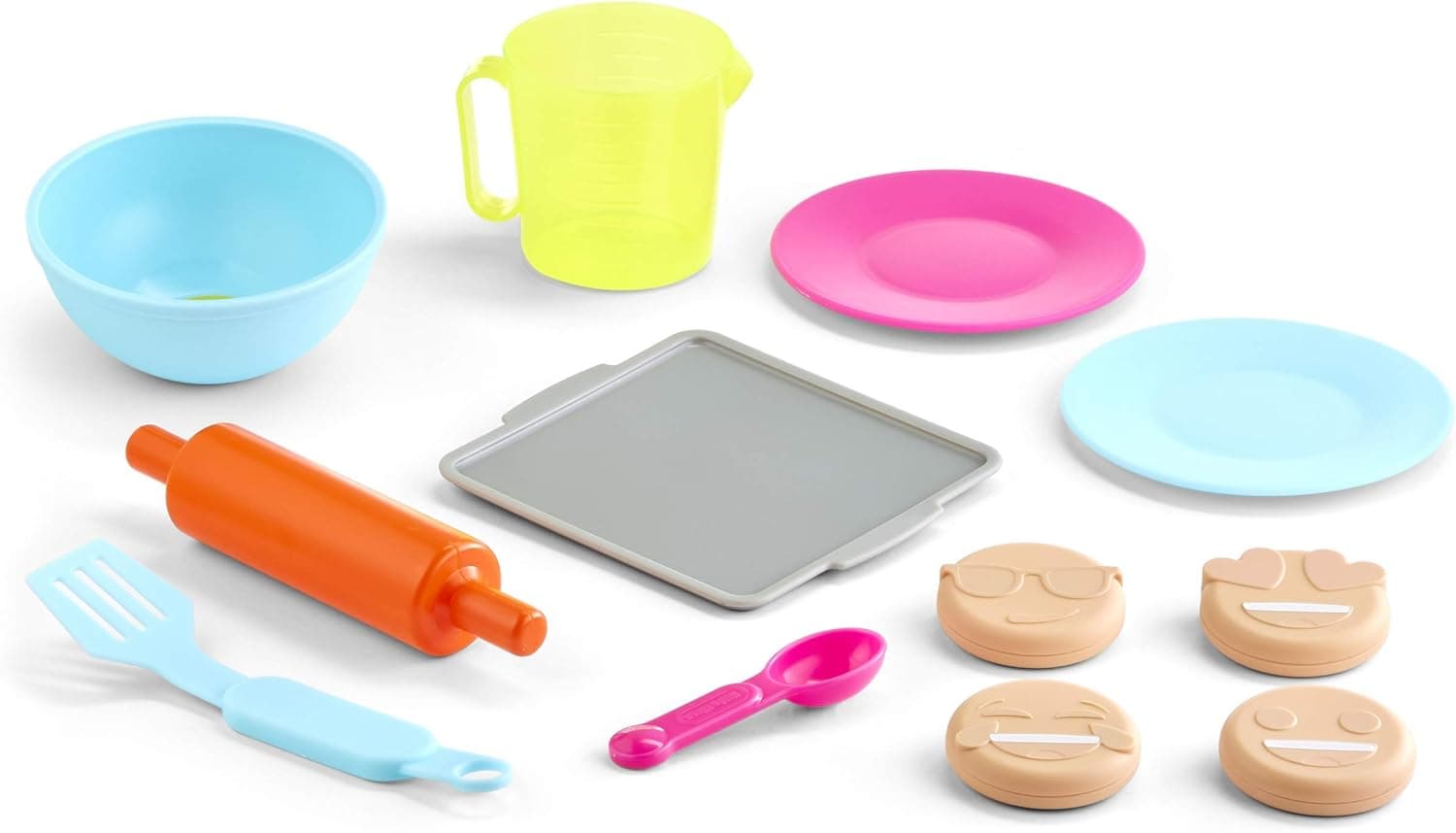 Little Tikes Tasty Jr. Bake 'N Share Emoji Cookies Role Play Activity Pack
