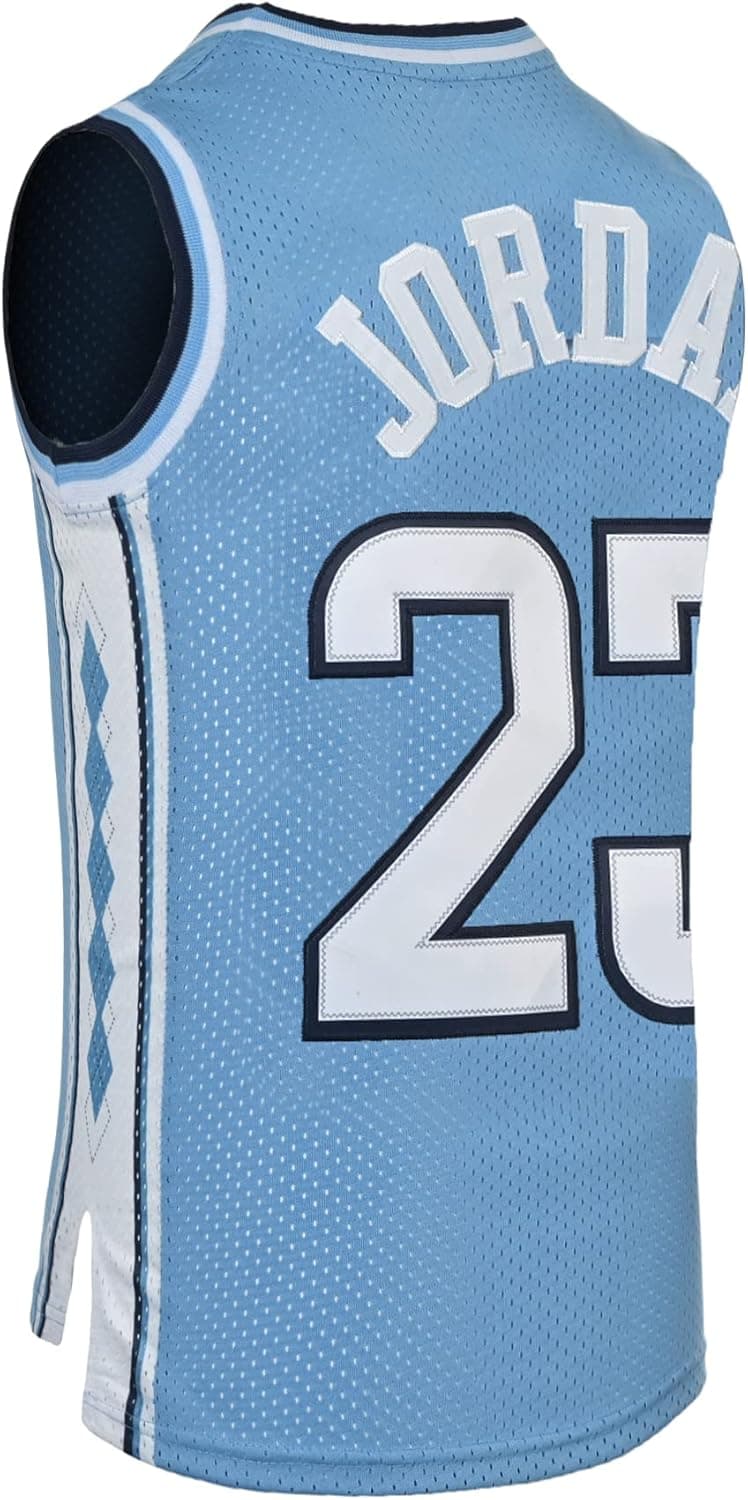 Men's Basketball Shirt Classic North Carolina Embroidery Unisex Fans # 23 Sleeveless Basketball Shirt