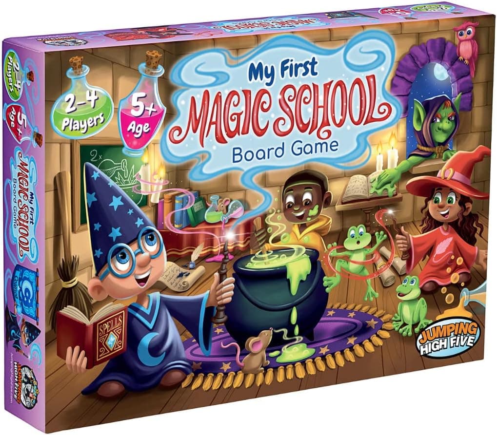 New! My First Magic School Board Game! A Magical Adventure Game for Kids Ages 5 and Up - Children Learn New Skills Through Play - Perfect Hands-On Fun for Family Game Night