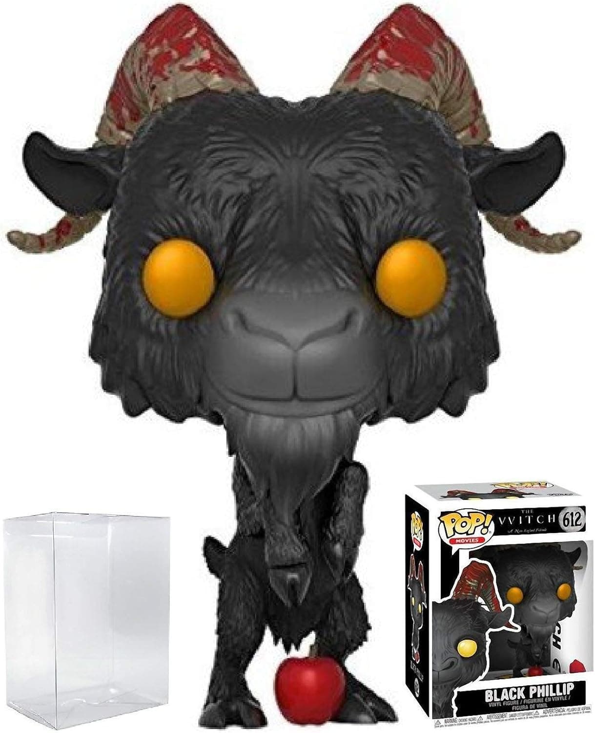 Funko Pop! Horror: The Witch - Black Phillip Vinyl Figure (Bundled with Pop Box Protector Case)