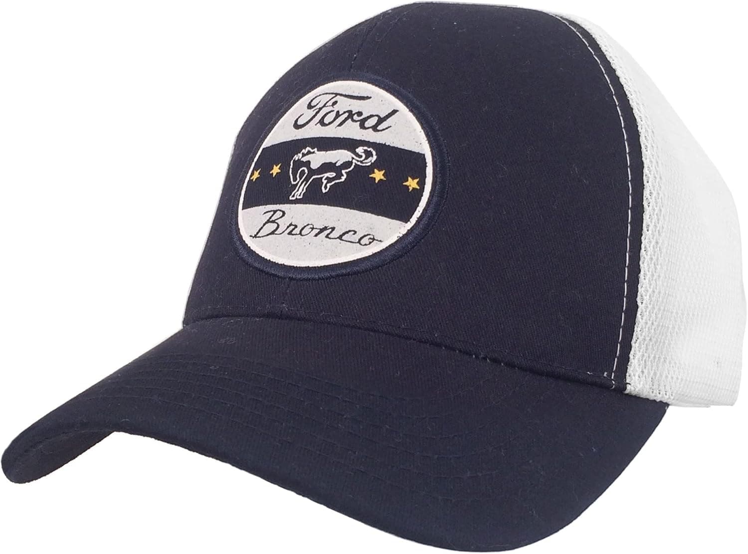 Tee Luv Ford Bronco Trucker Hat (Navy and White)