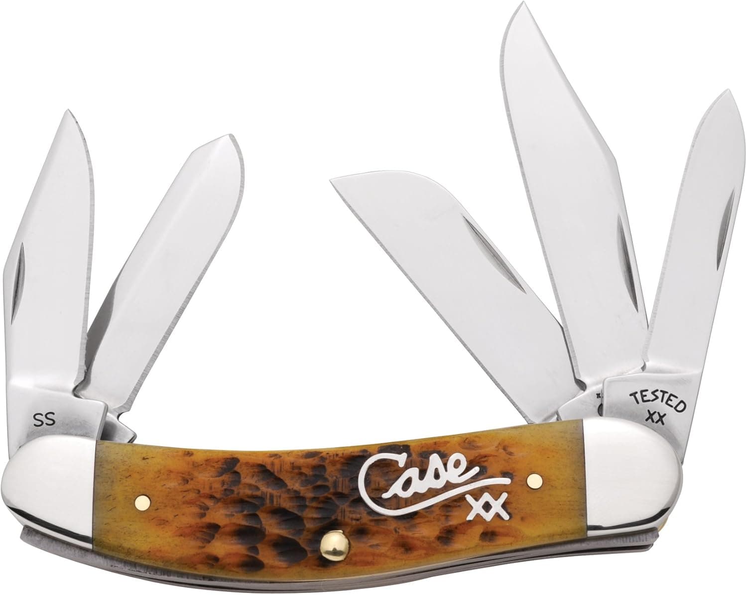 Case Cutlery 10130 Sowbelly Knife, Goldenrod Bone