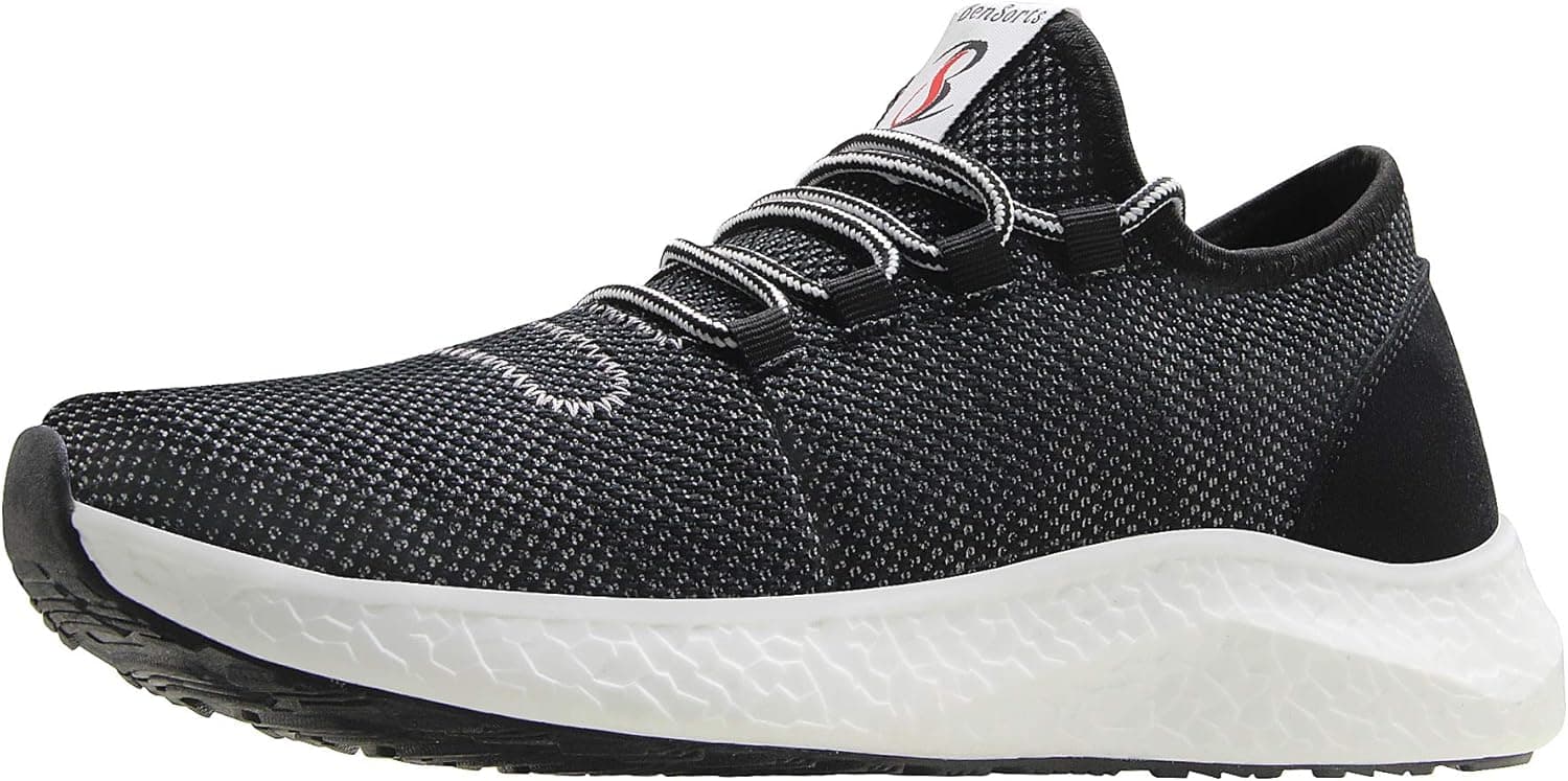 BenSorts Men's Tennis Shoes Walking Shoes Gym Lightweight Sneakers for Workout