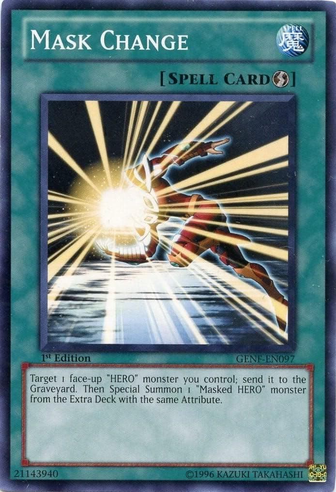 Yu-Gi-Oh! - Mask Change (GENF-EN097) - Generation Force - 1st Edition - Common