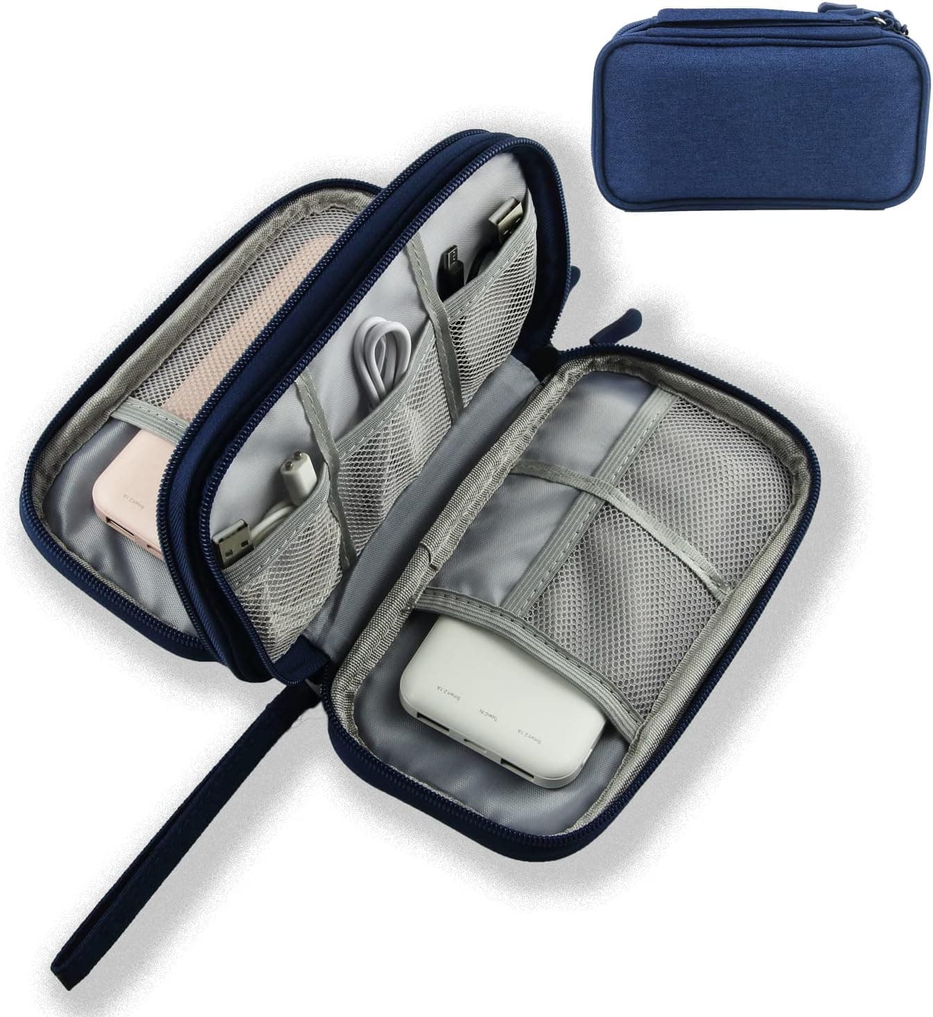 Akumorain Charger Case Organizer,Charger Bag Portable Waterproof Suitable for Electronics Bag,USB Flash Drives Bag,Cable case Bag,USB Case Organizer,USB Charger Bag