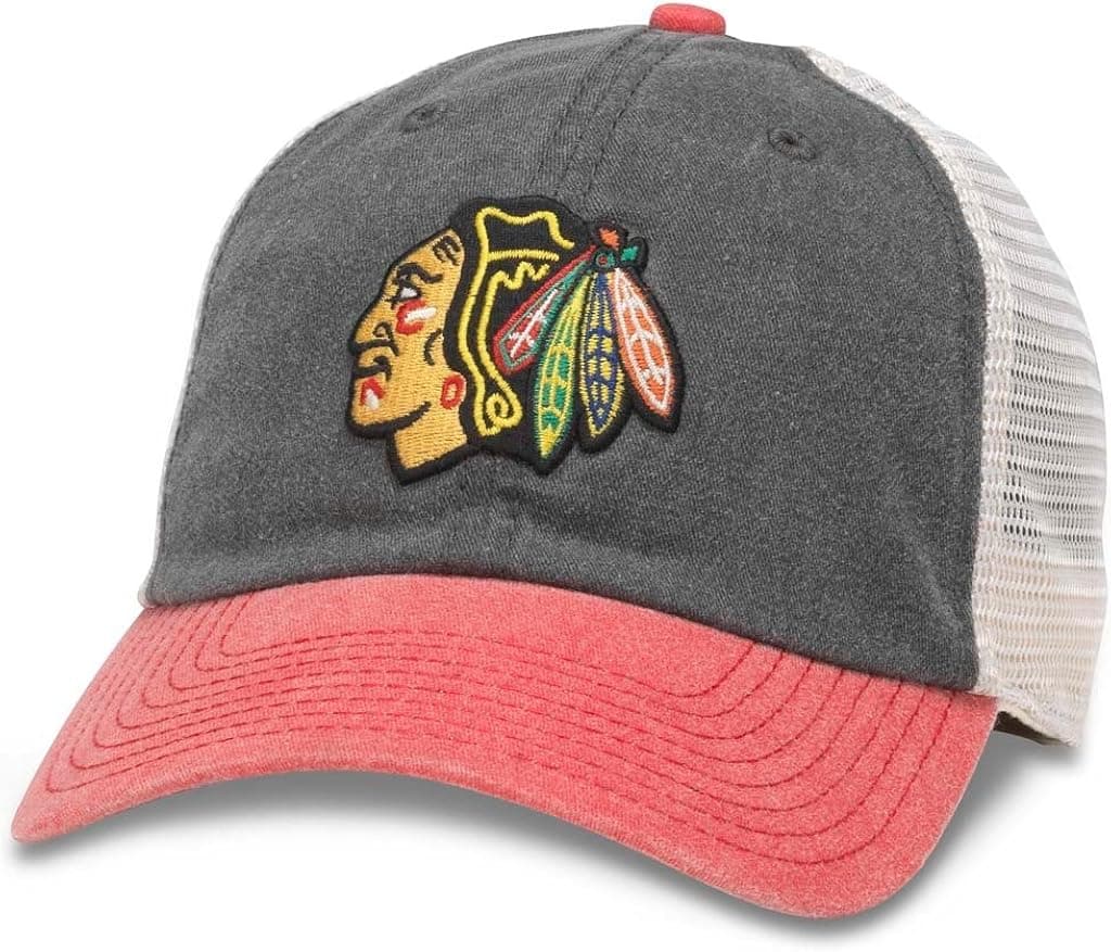 American Needle NHL Hanover Logo Mesh Adjustable Strapback Trucker Hat