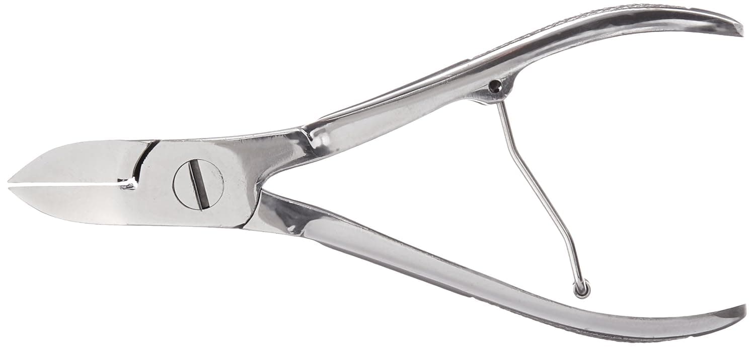 Grafco - Metal Nail Nipper - 4" Stainless Steel Trim Cuticle Remover - Manicure and Pedicure Nail Care Tool for Home, Spa and Salon, 1791