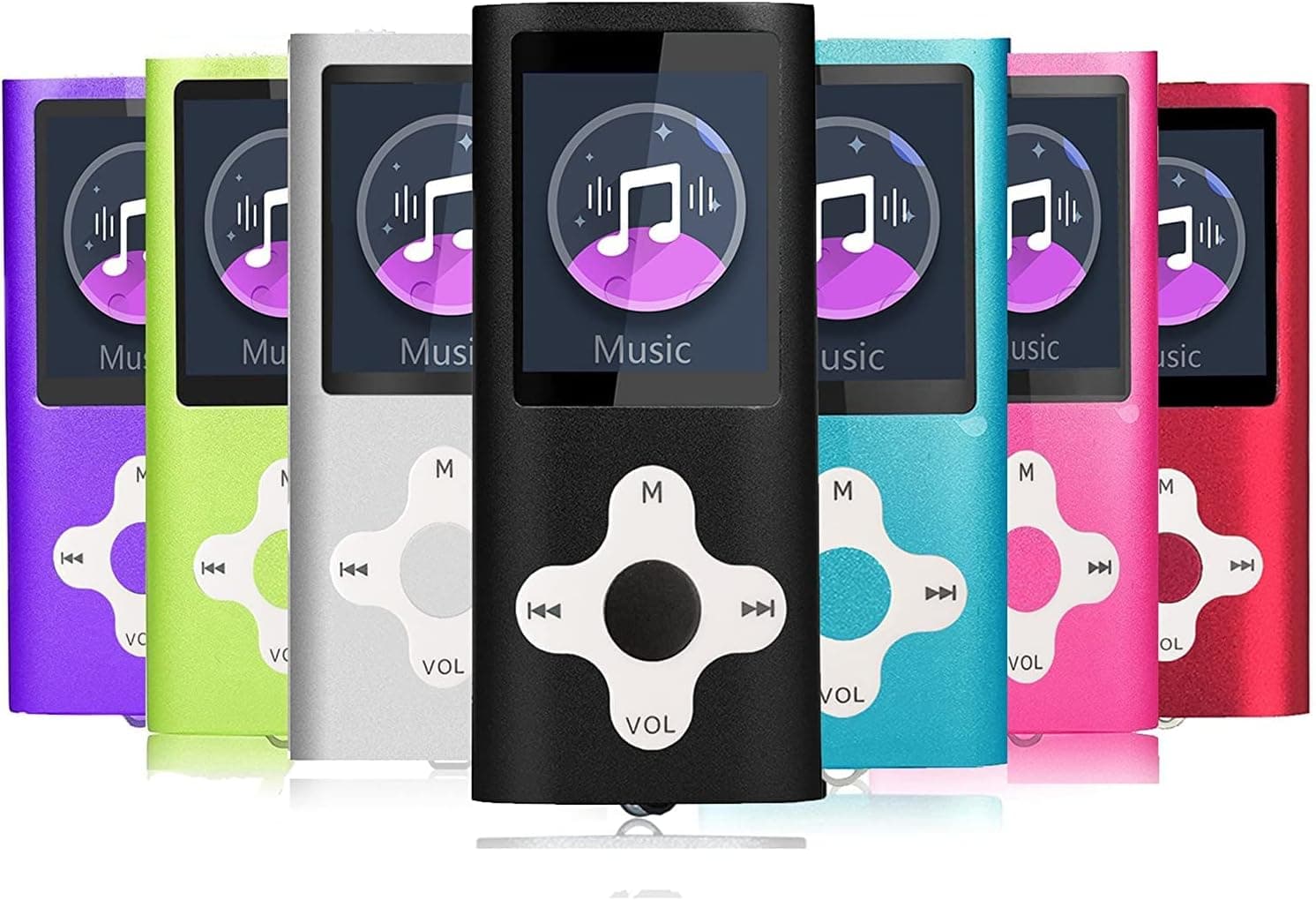 Mp3 Player,Music Player with a 16 GB Memory Card Portable Digital Music Player/Video/Voice Record/FM Radio/E-Book Reader/Photo Viewer/1.8 LCD