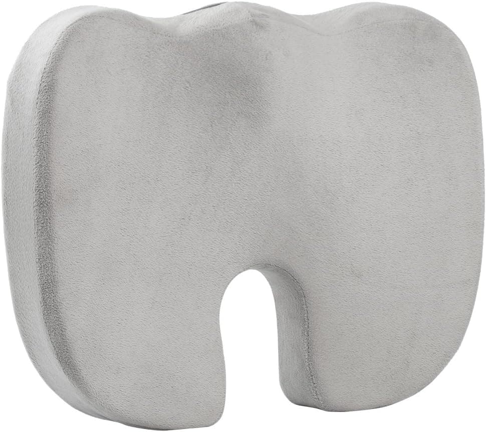 Seat Cushion Cool Shop Chair Seat Cushion Orthopedic Coccyx Cushion Seat Pillow for Back Pain Relief and Sciatica And Tailbone Pain Ideal for Office Chair grey