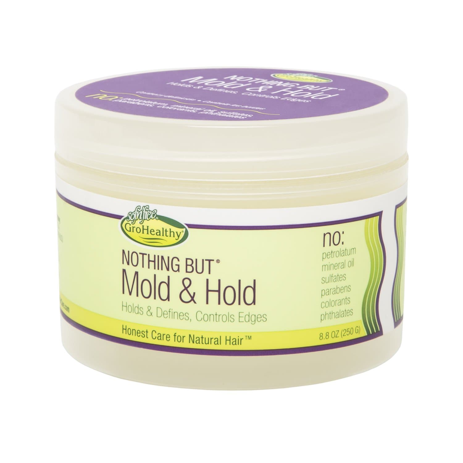 Nothing But Mold & Hold Wax Gro Healthy Hair Care Flake-free 8.8 oz Single