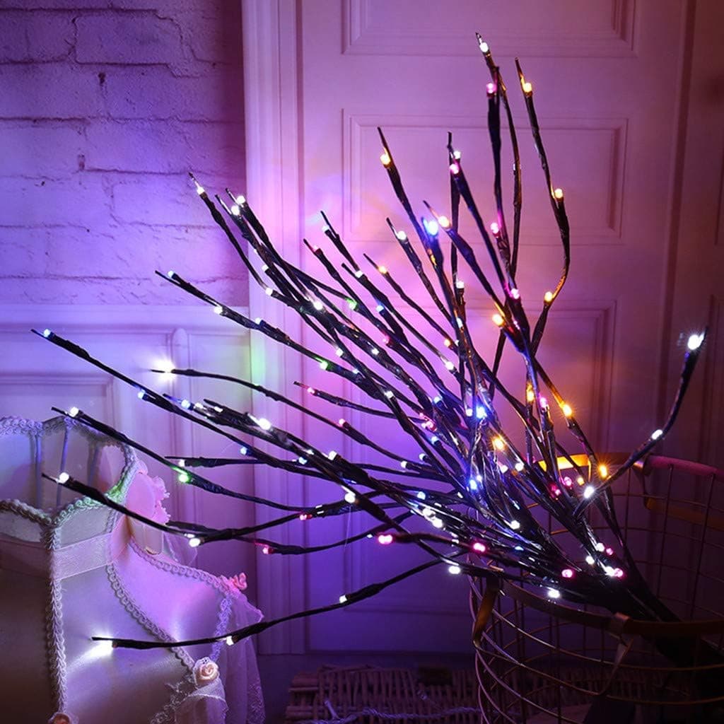 ZZKHGo LED Willow Branch Lamp Floral Lights - 20 Bulbs Home Christmas Party Garden Decor, for Home Parties, Beautiful LED Flower Lights