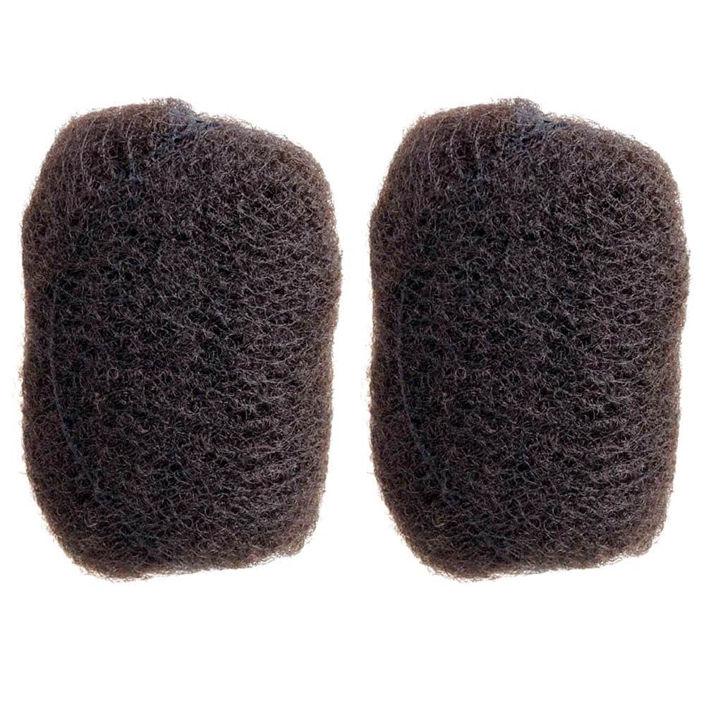 Shinnaul Tight Afro Kinky Human Hair bulk for dreadlocks or Twist Braids,2 pieces per Bundles,1 oz each one (16INCH, #2 Dark Brown)