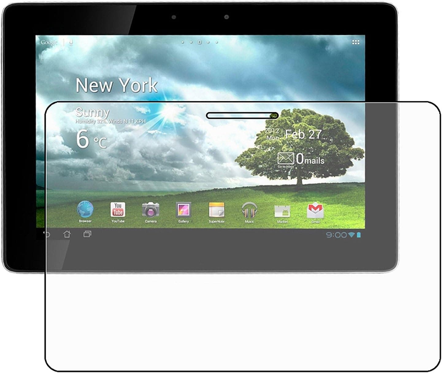 Everydaysource Anti-glare Reduced Fingerprints Filter Screen Guard Protector for Asus Transformer TF300T