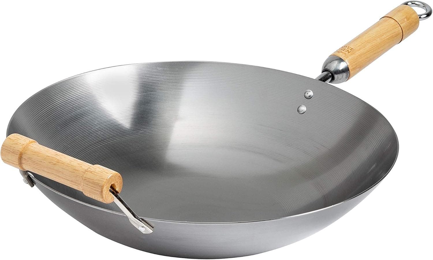 Joyce Chen Cast Iron Wok, 14-Inch, Metal