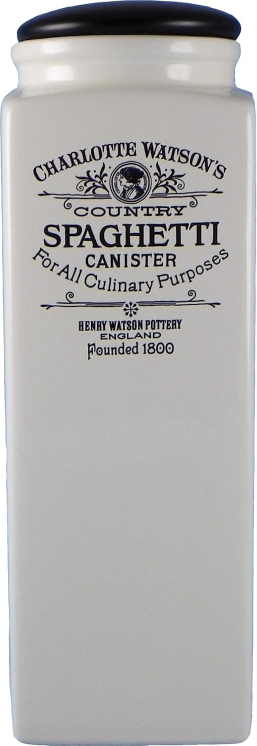 Charlotte Watson Country Collection in Cream Spaghetti Jar