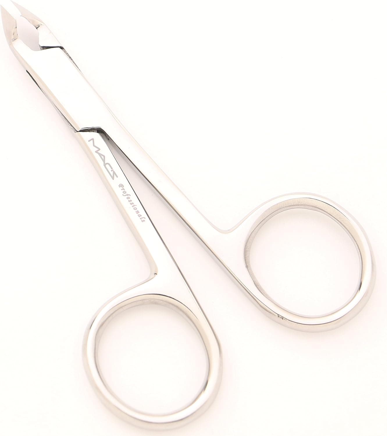 MACS CUTICLE NIPPER SCISSORS STYLE ,Cuticle Clipper, Nail Clipper,With Scissors Style,Mini Clipper/Nipper -Half Jaw Professional Quality,Manicure, Stainless Steel -4-029