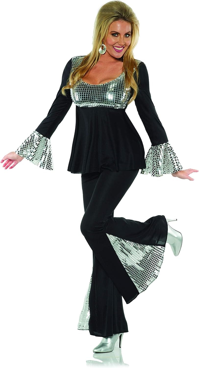 UNDERWRAPS womens Women's 2-piece - Disco 70's Costume