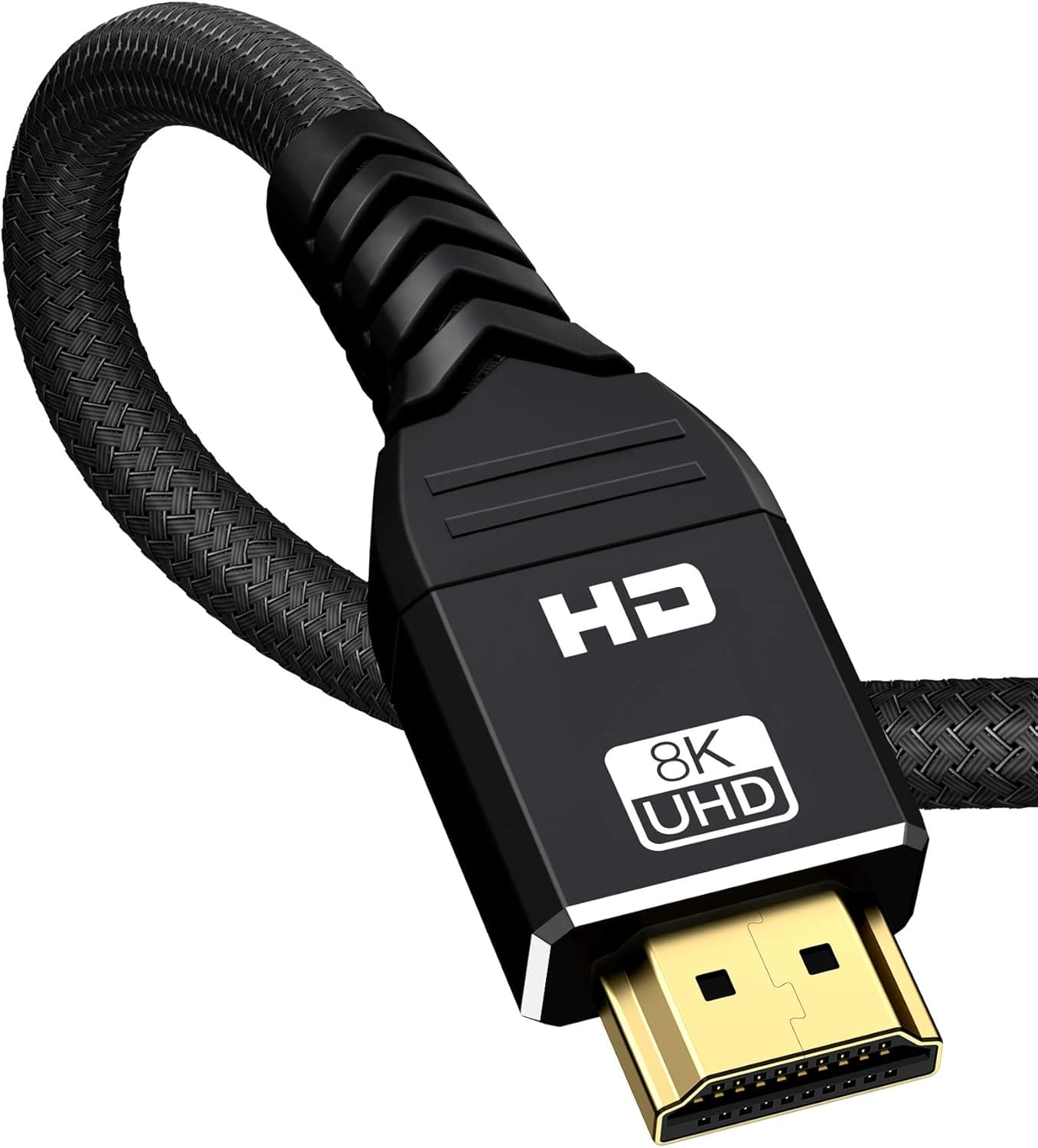 8K HDMI 2.1 Cable 3Ft,ALLEASA Ultra High Speed 8K@60Hz,4K@120Hz@144Hz DSC,HDR UHD 7680×4320,eARC HDR10+,HDCP 2.2&2.3,Compatible with PS5/PS4/PS3(Black)