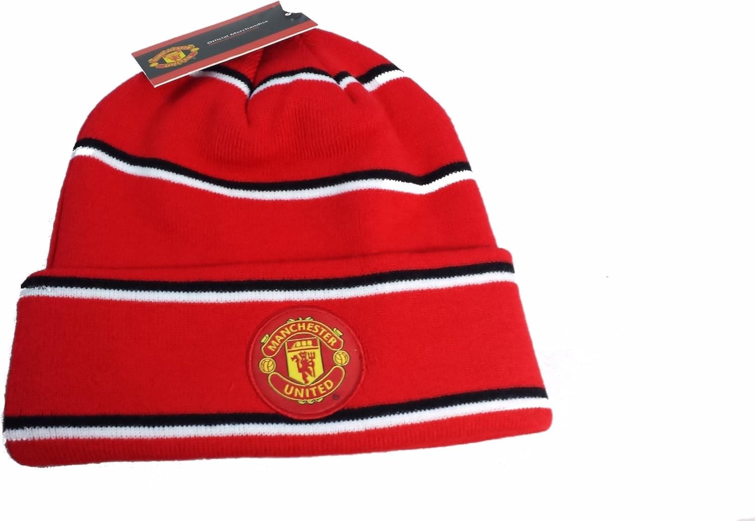 Manchester United Official SOCCER One Size Knit Beanie Hat