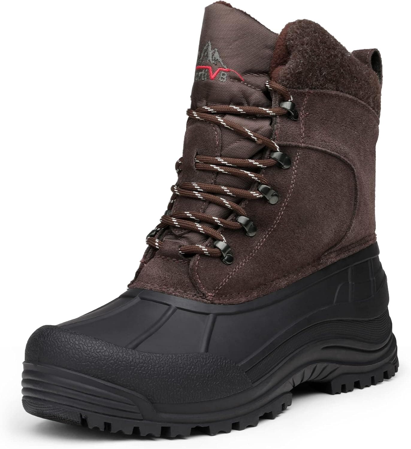 NORTIV 8 Men's Insulated Waterproof Winter Snow Boots