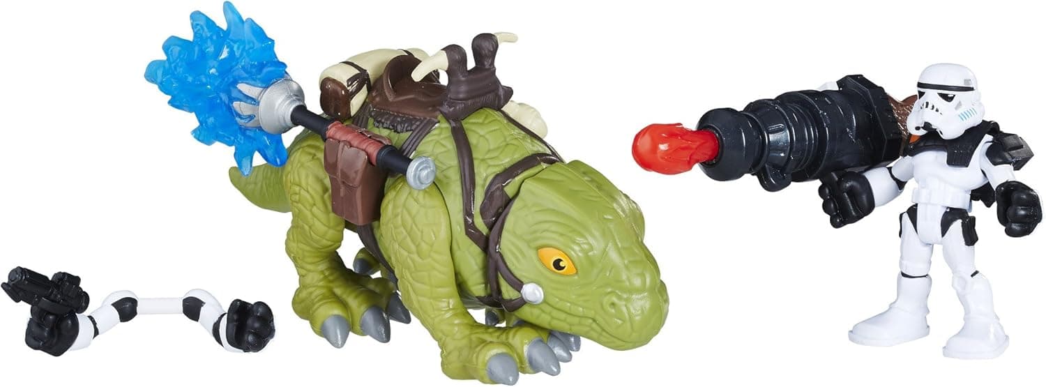 Star Wars Galactic Heroes Sandtrooper and Dewback