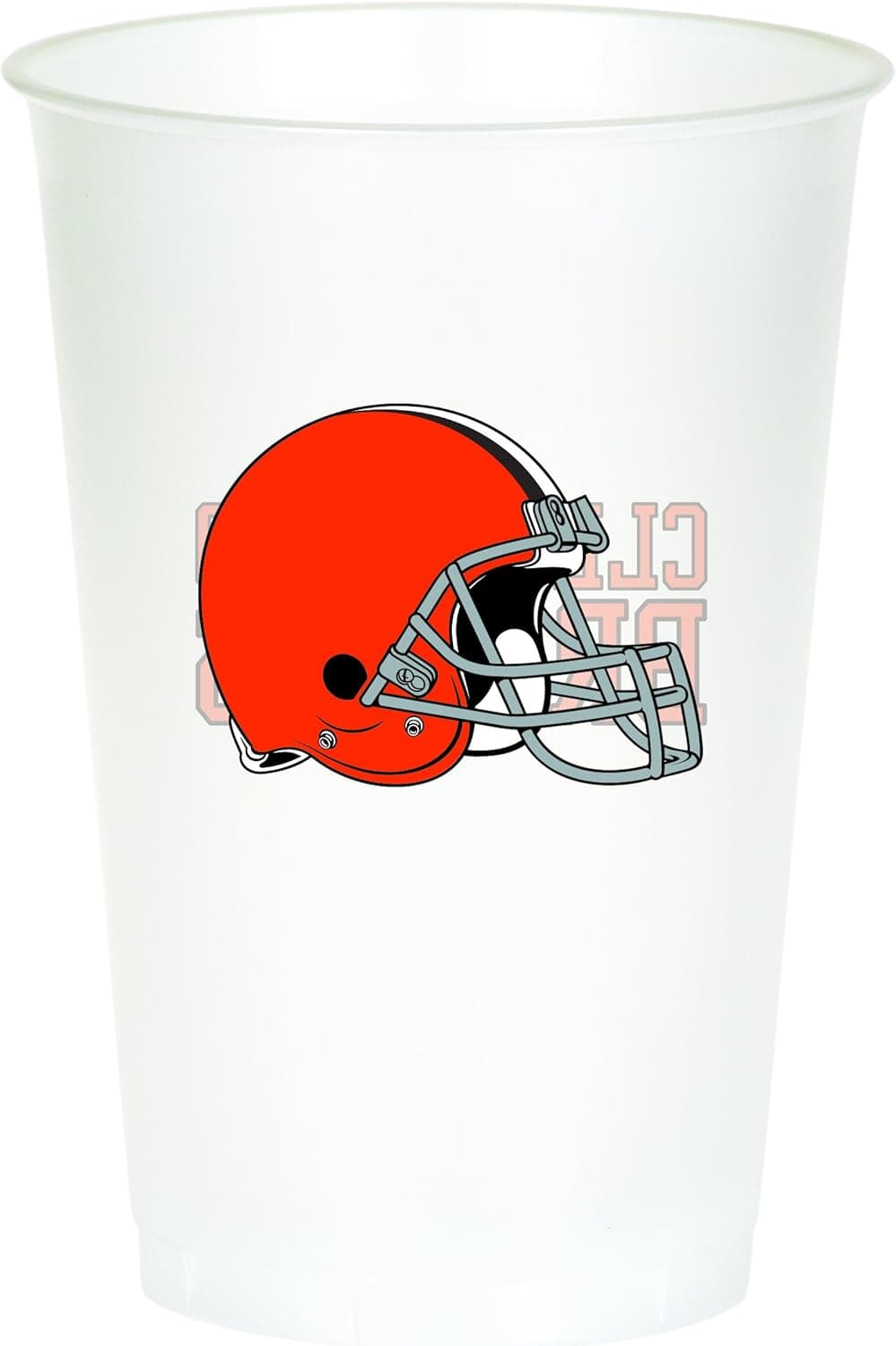 Creative Converting Officially Licensed NFL Printed Plastic Cups, 8-Count, 20-Ounce, Cleveland Browns -