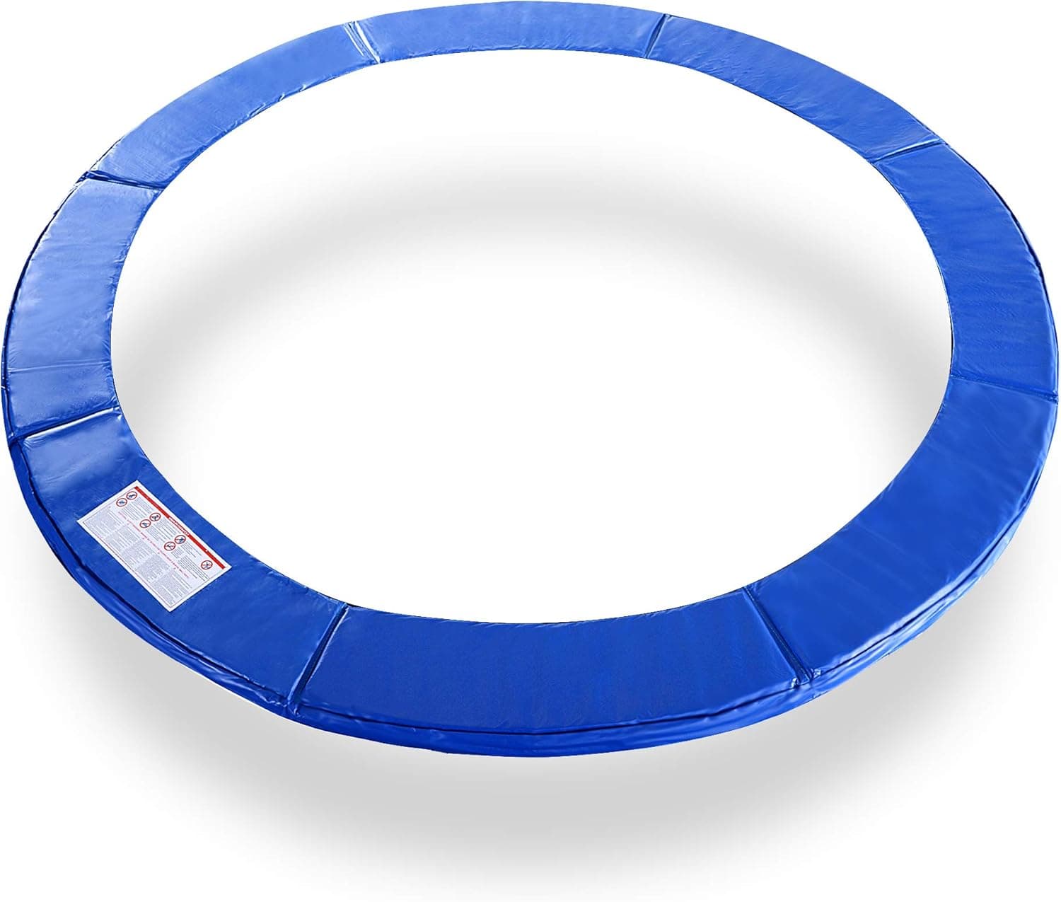 Exacme Trampoline Pad Replacement 16 15 14 13 12 10 8 Foot, Waterproof Safety Spring Cover Round Frame Pad, No Hole for Pole