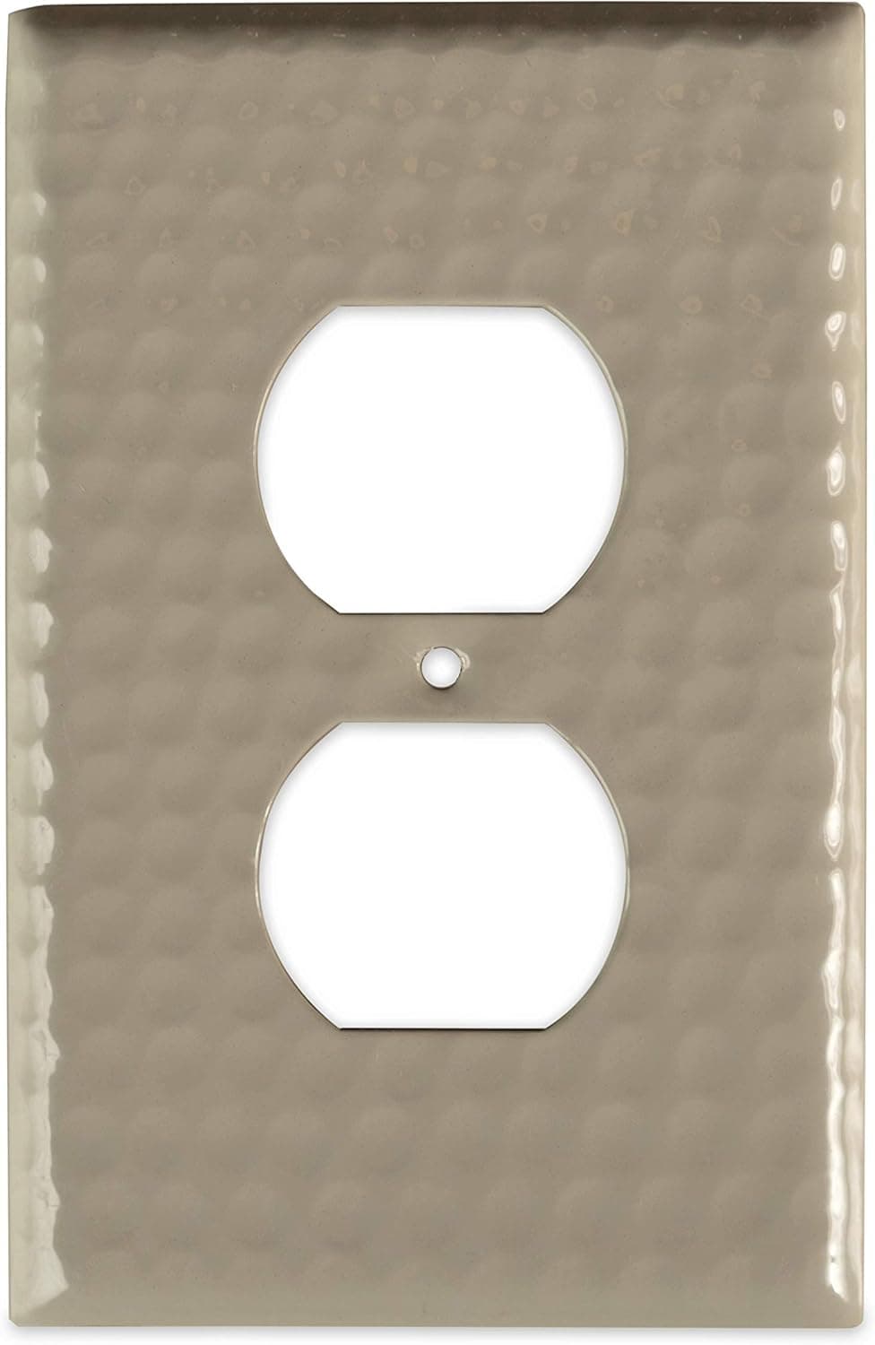 Monarch Abode 19318 Hand Hammered Switch Plate, 1 Gang, Desert Clay