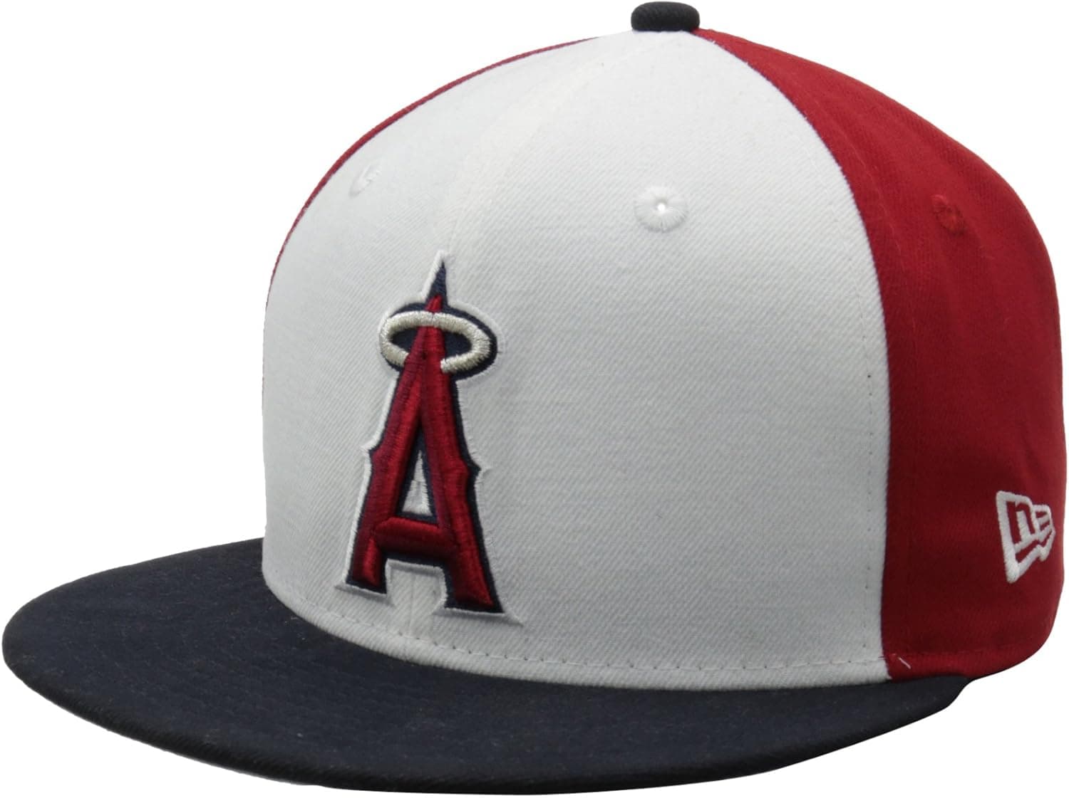 MLB Los Angeles Angels White Front Basic 59Fifty Fitted Cap