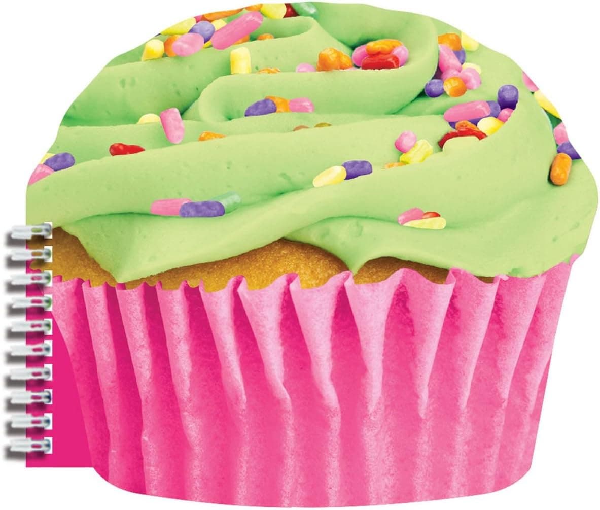 iscream Sugarlicious! Frosting Scented 'Celebration Cupcake' Shaped Lined Page 6.5" Notebook