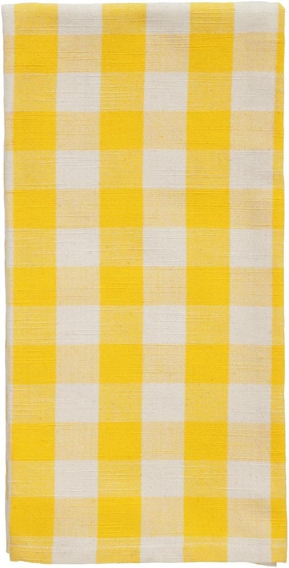 Olivia's Heartland Picnic Yellow Dishtowel - Country Farmhouse Kitchen Dish Towels