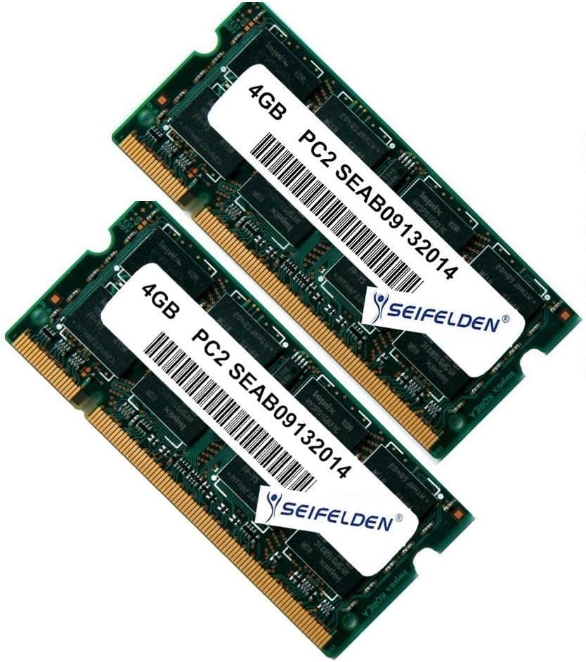 Seifelden 8GB (2X4GB) Memory RAM for HP Pavilion DV5-1234TX DV5-1235DX DV5-1235LA DV5-1236LA DV5-1236TX DV5-1237LA DV5-1237TX DV5-1238TX DV5-1240BR DV5-1241LA