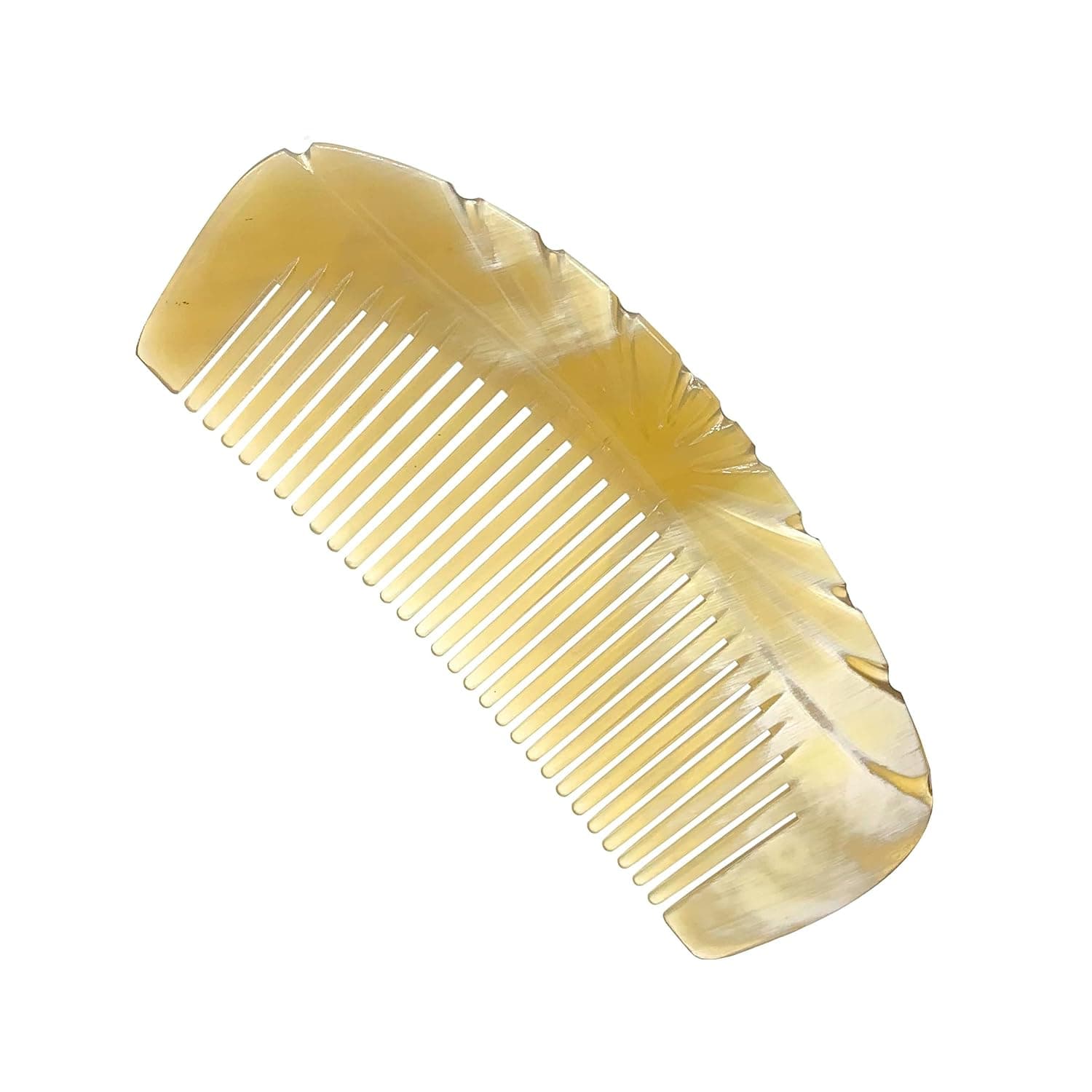 Natural Buffalo Horn Comb, Small Pocket Horn Comb For Hair, Anti-Static Handmade Pocket Horn Comb, Hair Comb, Beard Comb, Horn Fine Tooth Comb, Gift For Men Women,For Mom,Wife,Daughter Mother Day's, Birth Day (Style A)