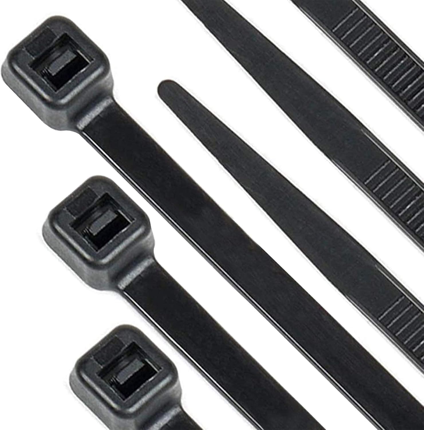Cable Zip Ties Heavy Duty Zip Ties 16 Inch Black Premium durable Cable Ties Tensile strength 80 lbs can indoor and outdoor used to Fixing Loose Objects and Cable projects 100 per pack