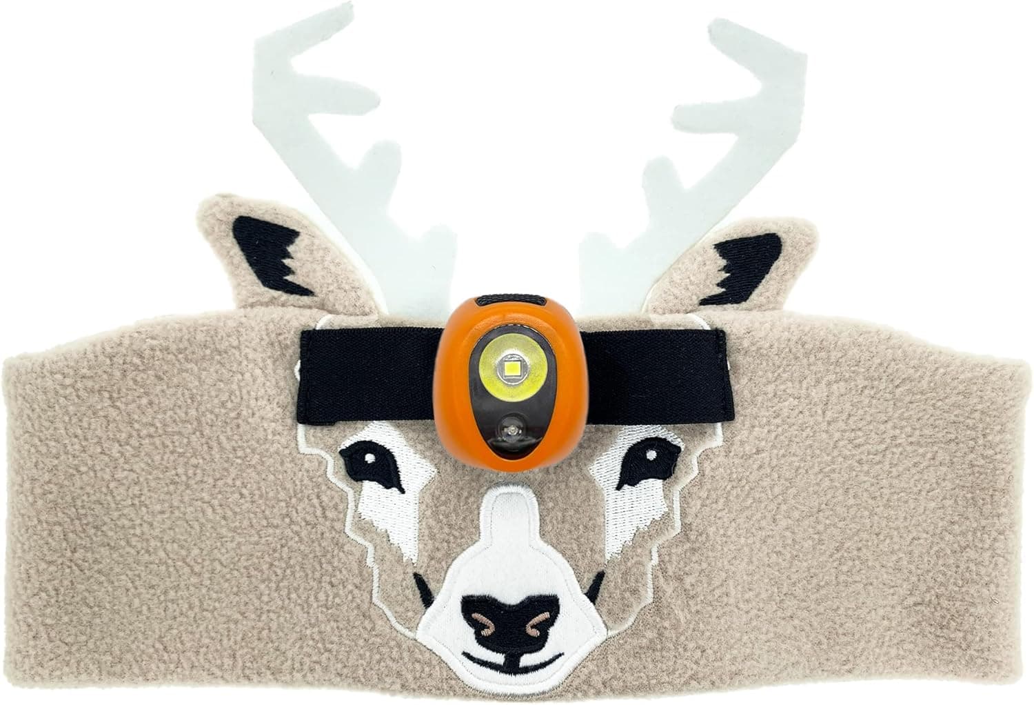 Big Discoveries WildLight Headband Headlamp - Fleece Headband with Bright LED Head Lamp for Kids | Fun Toy Headlight for Boys, Girls, or Adults | Headlamps for Camping, Hiking, Party, or Reading